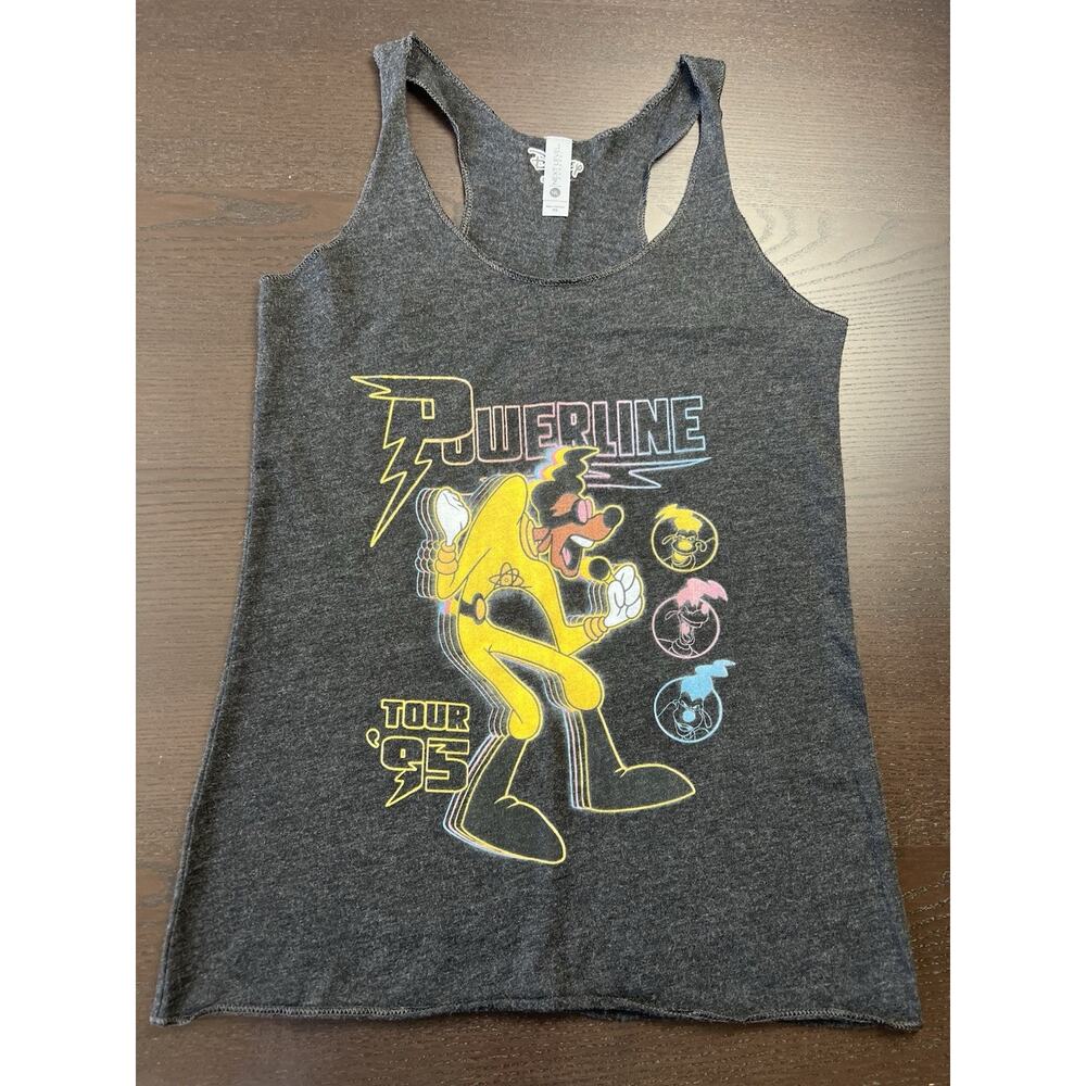 Disney A Goofy Movie Powerline Stand Out ‘95 Tour Tank Top, Size XS